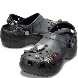 Twilight Crocs collab platform shoes size 9 NWT